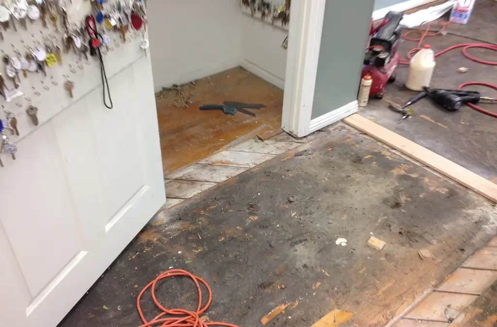 Hardwood Floor Water Damage Repair in NJ